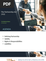 The Partnership Act 1932: Prof Baharul Islam