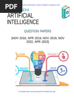 The Shikshak Tyit Sem 5 Artificial Intelligence Question Papers