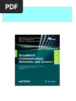 Get Broadband Communications, Networks, and Systems: 10th EAI International Conference, Broadnets 2019, Xi'an, China, October 27-28, 2019, Proceedings Qingshan Li Free All Chapters