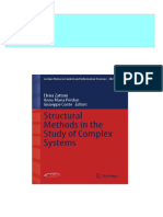 PDF Structural Methods in The Study of Complex Systems Elena Zattoni Download