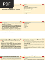 Module 3 - Securing Web Application, Services and Servers