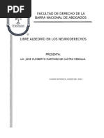 Libre Albedrío en Los Neuroderechos