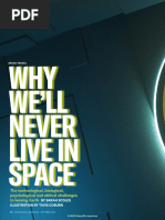 Why We'Ll Never Live in Space