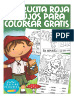 Caperucita Roja Dibujos para Colorear Espanol Pima