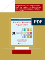 Parallel Iterative Algorithms From Sequential To Grid Computing Chapman Hall CRC Numerical Analy Scient Comp Series 1st Edition Jacques Mohcine Bahi