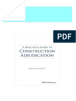 A Practical Guide To Construction Adjudication 1st Edition Pickavance 2024 Scribd Download