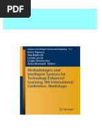 Methodologies and Intelligent Systems For Technology Enhanced Learning, 9th International Conference, Workshops Elvira Popescu