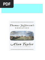 (Ebooks PDF) Download Thomas Jefferson S Education First Edition Alan Taylor Full Chapters