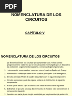 Capítulo V Nomenclatura de Los Circuitos