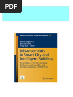 Immediate Download Advancements in Smart City and Intelligent Building Proceedings of The International Conference On Smart City and Intelligent Building ICSCIB 2018 Qiansheng Fang Ebooks 2024