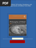 Complete Download Philosophy of Mind: 50 Puzzles, Paradoxes, and Thought Experiments 1st Edition Torin Alter PDF All Chapters