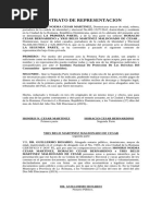 Contrato de Poderde Representacion Honiris