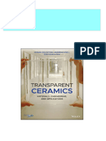 Immediate Download Transparent Ceramics: Materials, Engineering, and Applications 1st Edition Adrian Goldstein Ebooks 2024