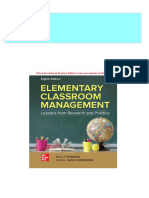 Full Download Elementary Classroom Management Lessons From Research and Practice 8th Edition Molly Romano PDF