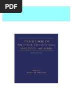 Handbook of Prejudice Stereotyping and Discrimination Todd D Nelson (Ed.) Download PDF