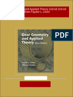 Instant Download Gear Geometry and Applied Theory 2nd Ed 2nd Ed Edition Faydor L. Litvin PDF All Chapter