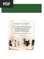 Instant download Communicating for Managerial Effectiveness: Challenges, Strategies, Solutions 6th Edition (eBook PDF) pdf all chapter