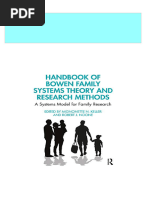 Handbook of Bowen family systems theory and research methods a systems model for family research 1st Edition Mignonette N. Keller download pdf