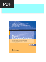 Get Neural Information Processing 27th International Conference ICONIP 2020 Bangkok Thailand November 18 22 2020 Proceedings Part IV Haiqin Yang free all chapters