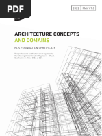 BCS Architecture Concepts Domains Syllabus