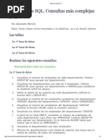 SQL - Ejercicio de SQL VI consultas