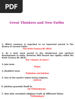 CLASS 6 TERM 2 HISTORY CHA-2 Great Thinkers and New Faiths