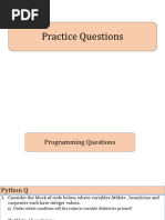 Practice Questions (2)