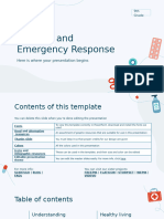 First Aid and Emergency Response - 9th Grade by Slidesgo