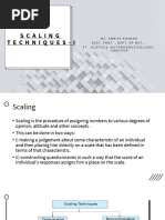 PART-4 Scaling Techniques- I