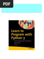 [Ebooks PDF] download Learn to Program with Python 3: A Step-by-Step Guide to Programming, 2nd Edition Irv Kalb full chapters