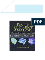 Instant Download for Finite Element Analysis Theory and Application with ANSYS 3rd Edition Moaveni Solutions Manual 2024 Full Chapters in PDF