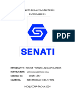 ENTREGABLE 01 TÉCNICAS DE LA COMUNICACIÓN