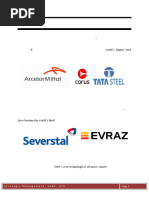 The Consolidating Steel Industry