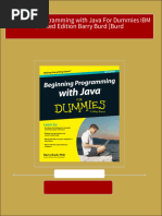 Download Beginning Programming with Java For Dummies IBM Limited Edition Barry Burd [Burd ebook All Chapters PDF