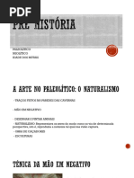 PRÉ HISTÓRIA