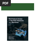 Download Full Mechanical Design of Machine Elements and Machines A Failure Prevention Perspective 2nd Wei Zhi PDF All Chapters