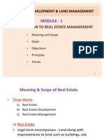 Module 1 Real Estate Development &amp Land Management