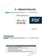 CCNA Exp4 - Chapter04 - Network Security