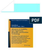 Download Complete Advances in Usability User Experience Wearable and Assistive Technology Proceedings of the AHFE 2020 Virtual Conferences on Usability and User Experience Human Factors and Assistive Technology Human Factors and Wearable Technologies and Virtual Envi Tareq Ahram PDF for All Chapters