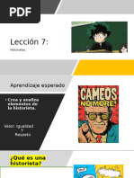 Lección 7. Historieta