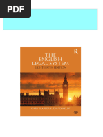 Complete Download The English Legal System Gary Slapper PDF All Chapters