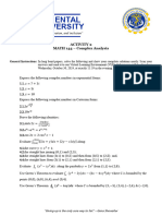 ACTIVITY 2 (Complex Number)