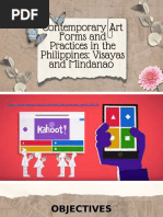 ART FORMS AND PRACTICES FROM VISAYAS AND MINDANAO