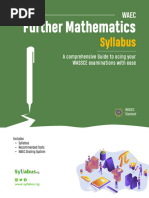 Copy of Further Math WAEC Syllabus - syllabusNG