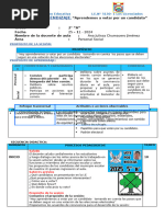 SESIÓN APRENDEMOS A VOTAR POR UN CANDIDATO