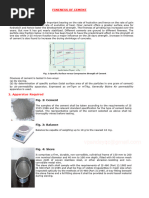 Laboratory cement test