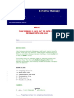 Schema Therapy: YSQ-L2 This Version Is Now Out of Date: For Review Purposes Only