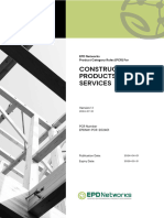 PCR for CONSTRUCTION PRODUCTS AND SERVICES - version 1.1_ 240711¼öÁ¤_240730