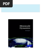 Download Full Mesoscale Dynamics 1st Edition Yuh-Lang Lin PDF All Chapters