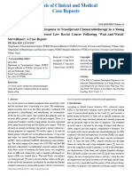 A Complete Pathological Response to Neoadjuvant Chemoradiotherapy in A Young Female with Local-Progressed Low Rectal Cancer Following ‘Wait-And-Watch’ Surveillance: A Case Report